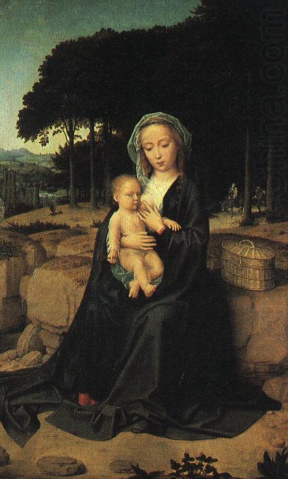 The Rest on the Flight to Egypt_1, Gerard David